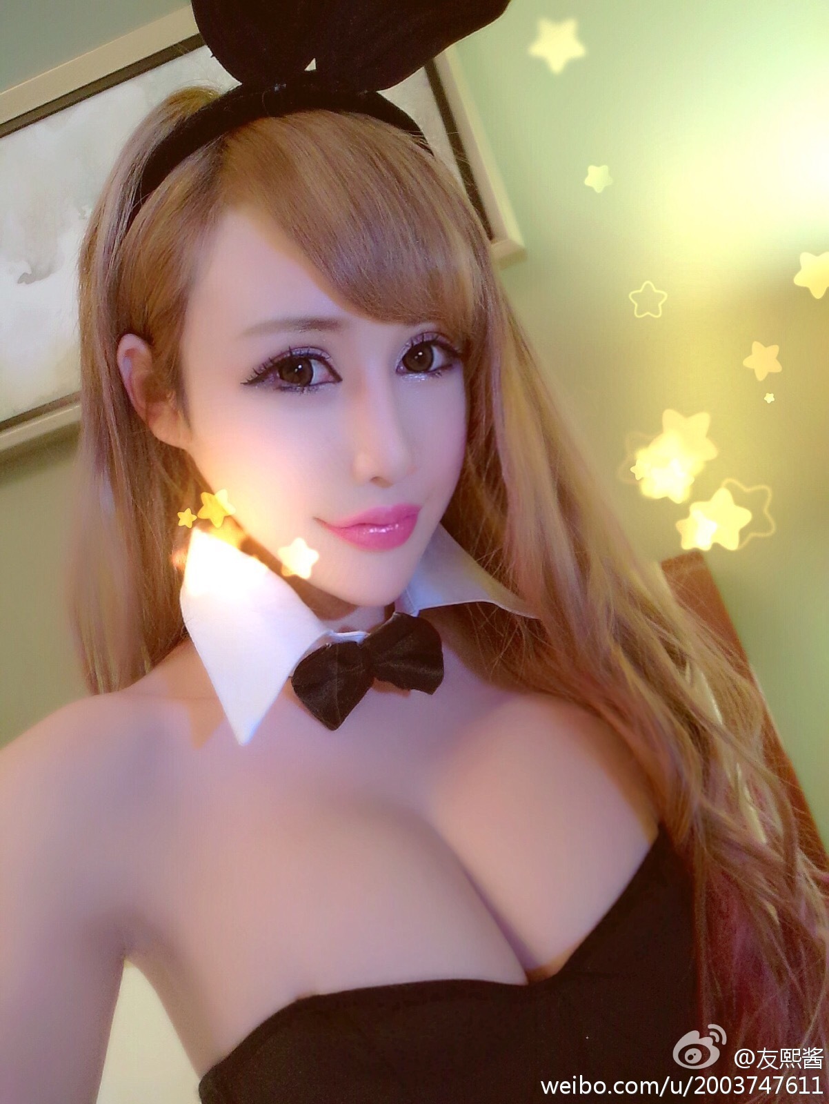 G罩美胸 火爆的辣子 友熙酱 微博自拍破解私密图片 2